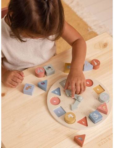 Little Dutch Drewniany zegar do nauki