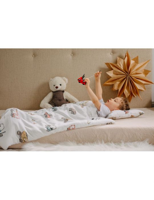 Pulp Pościel bambusowa z Wypełnieniem 80x100 Plac budowy