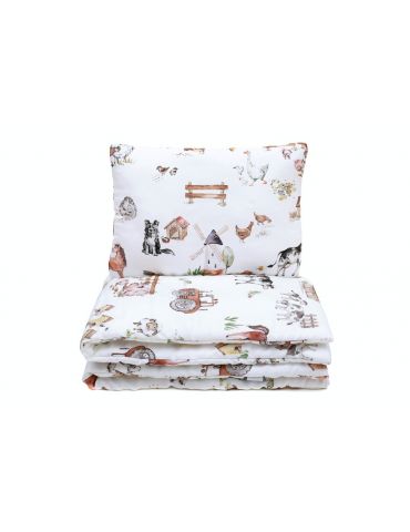 Pulp Pościel bambusowa z Wypełnieniem 80x100 Farma