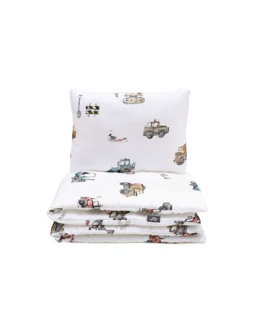 Pulp Pościel bambusowa z Wypełnieniem 100x135 Plac budowy