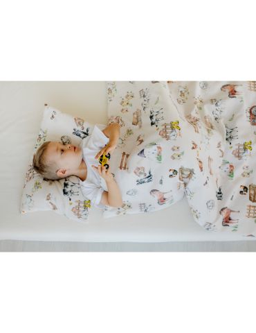 Pulp Pościel bawełniana z wypełnieniem 100x135 Farma