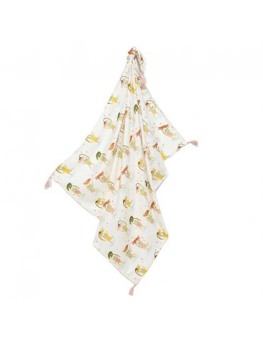 La Millou Otulacz bambusowy L 110x140 ( Frogs )