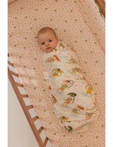 La Millou Otulacz bambusowy L 110x140 ( Frogs )