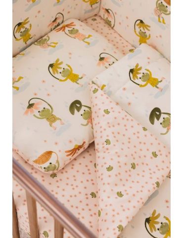 La Millou Poduszka bawełniana M 35x45 ( Frogs )