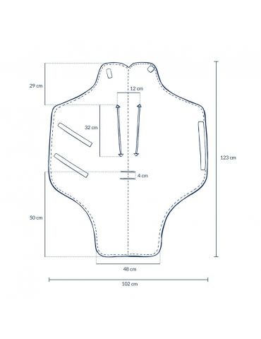 La Millou Kocyk do fotelika multi ( Friends ) La Millou Kocyk do fotelika multi ( Friends )