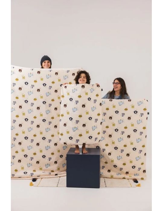 La Millou Ciepły koc bawełniany minky L 110x140 ( Friends )