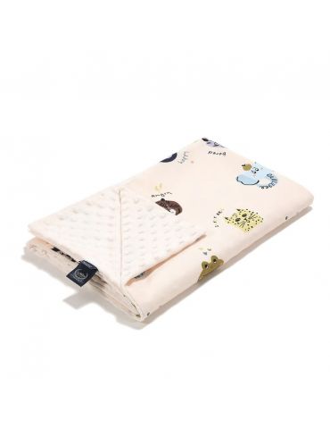 La Millou Lekki koc bawełniany minky L 110x140 ( Friends )