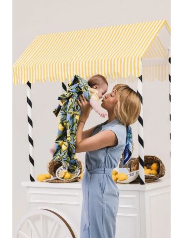 La Millou Lekki koc bawełniany velvet L 110x140 ( Positano )