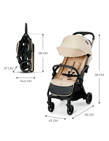 Kinderkraft Apino Wózek spacerowy Dune beige Kinderkraft Apino Wózek spacerowy Dune beige