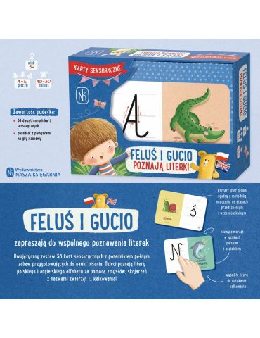 Feluś i Gucio poznają literki Nasza Księgarnia
