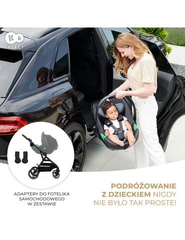 Kinderkraft YOXI Wózek spacerowy grey Kinderkraft YOXI Wózek spacerowy grey