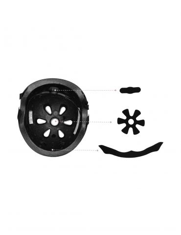 MoMi MIMI Kask biały matowy