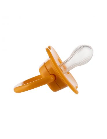 Canpol Babies Smoczek uspokajający silikonowy symetryczny BabiesBoo 2 szt. pomarańczowe