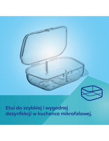 Canpol Babies Smoczek uspokajający silikonowy symetryczny BabiesBoo 6-18m 2 szt. pomarańczowe