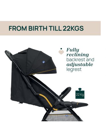 Chicco Glee Wózek spacerowy Uneven black
