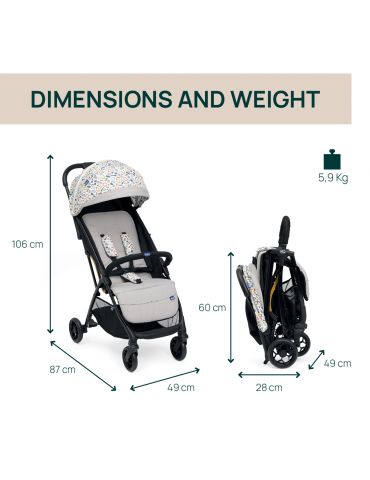 Chicco Glee Wózek spacerowy Joking beige