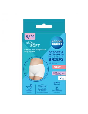 Canpol Babies Majtki dla kobiet w ciąży i po porodzie 2 szt. S/M