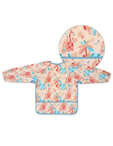 BabyOno Śliniak z długim rękawem Jungle