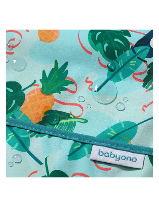 BabyOno Śliniak z długim rękawem Jungle