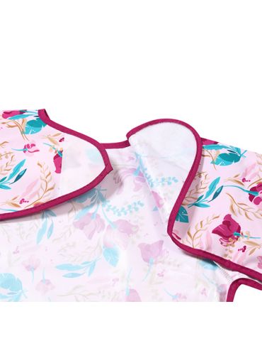 BabyOno Śliniak z długim rękawem Floral