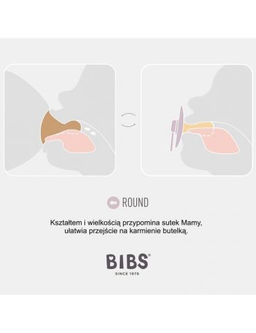 Baby in World Smoczek uspakajający Bibs Desert sand S 0-6 Baby in World Smoczek uspakajający Bibs Desert sand S 0-6