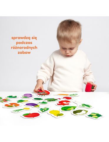 CzuCzu Puzzle do pary Owoce i warzywa 18m+