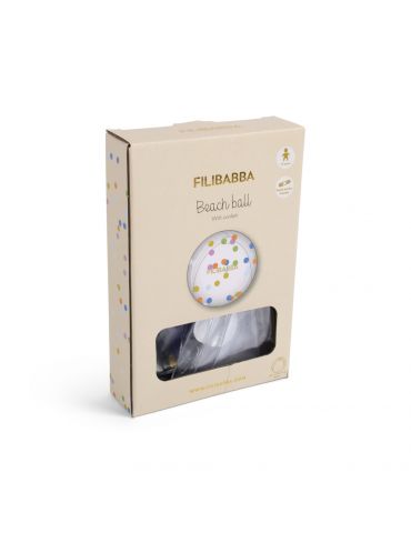 Filibabba Piłka plażowa Alfie Rainbow confetti