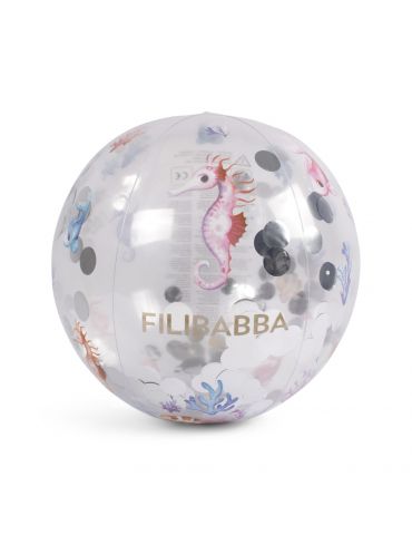 Filibabba Piłka plażowa Alfie Rainbow reef confetti ocean