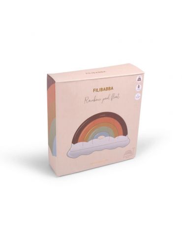 Filibabba Materac plażowy Rainbow 78x124 Tęcza