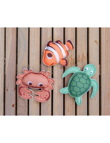 Filibabba Neoprenowe zabawki do kąpieli 3 szt. morskie zwierzaki