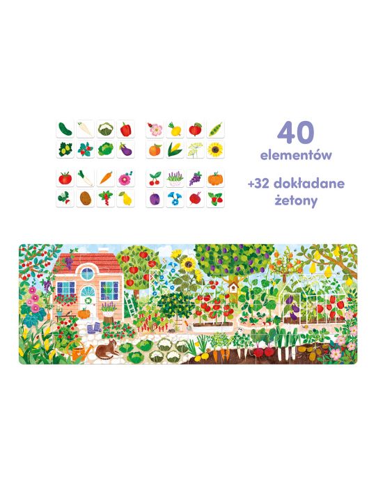 CzuCzu Puzzle Co rośnie w ogródku 3+ 4+