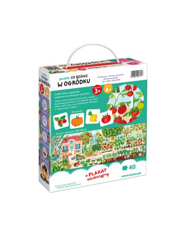 CzuCzu Puzzle Co rośnie w ogródku 3+ 4+