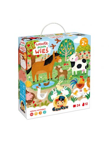 CzuCzu Wesołe puzzle Wieś 2+