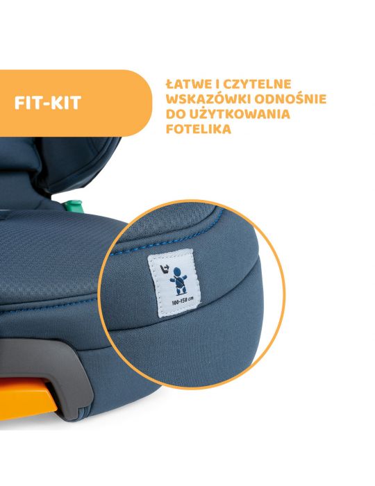 Chicco Fold&Go i-size Air fotelik samochodowy Graphite