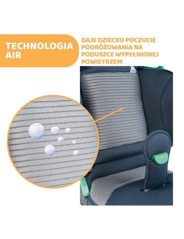 Chicco Fold&Go i-size Air fotelik samochodowy Graphite