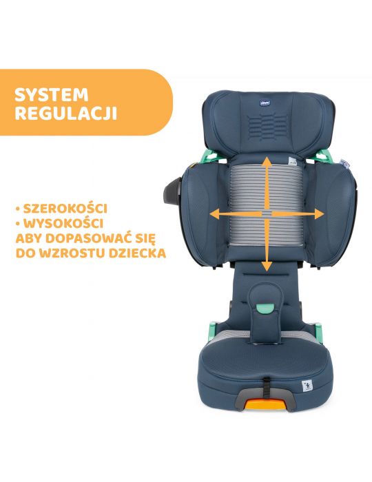 Chicco Fold&Go i-size Air fotelik samochodowy Graphite