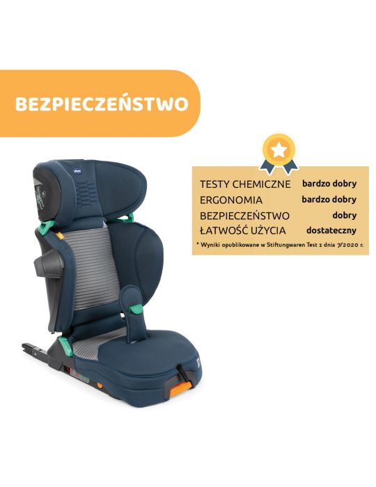 Chicco Fold&Go i-size Air fotelik samochodowy Graphite
