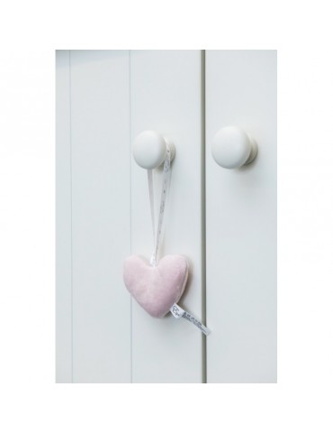 Effiki Lawendowe serduszko Białe