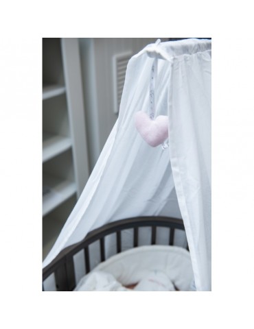 Effiki Lawendowe serduszko Białe