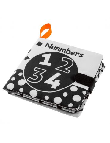 Bocioland Książeczka miękka szeleszcząca kontrastowa 1-2-3