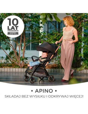 Kinderkraft Apino Wózek spacerowy Raven black Kinderkraft Apino Wózek spacerowy Raven black