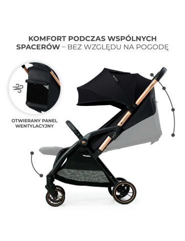 Kinderkraft Apino Wózek spacerowy Raven black Kinderkraft Apino Wózek spacerowy Raven black