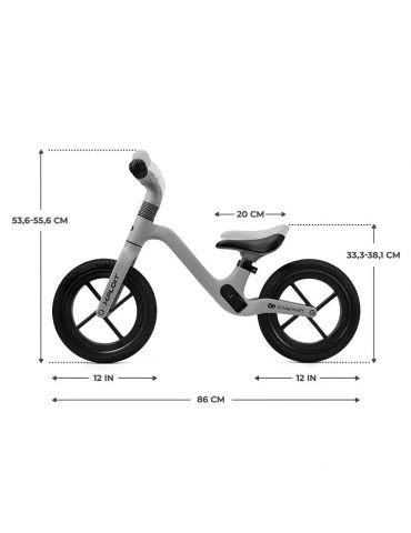 Kinderkraft Rowerek biegowy Xploit szary