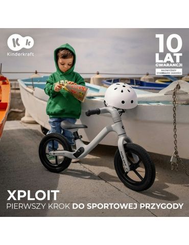 Kinderkraft Rowerek biegowy Xploit szary