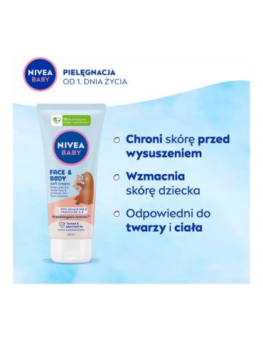 Nivea Baby Krem pielęgnacyjny do twarzy i ciała 100 ml