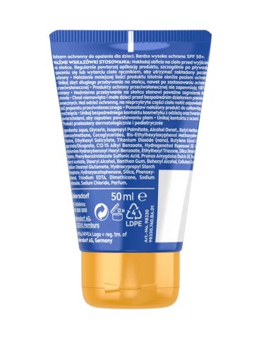Nivea Sun Kids Balsam do opalania dla dzieci SPF 50+ 50 ml