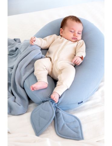 Poofi Poduszka ciążowa uniwersalna Nest Dusty blue