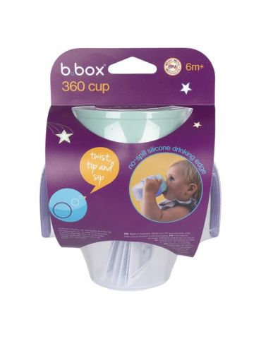 B.box Kubek 360 treningowy niekapek dla dzieci lilac pop