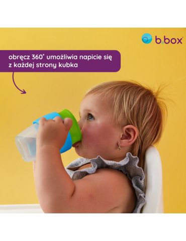 B.box Kubek 360 treningowy niekapek dla dzieci Ocean breeze B.box Kubek 360 treningowy niekapek dla dzieci Ocean breeze