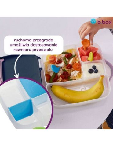 B.BOX Lunchbox pojemnik z wkładem chłodzącym Blue blaze